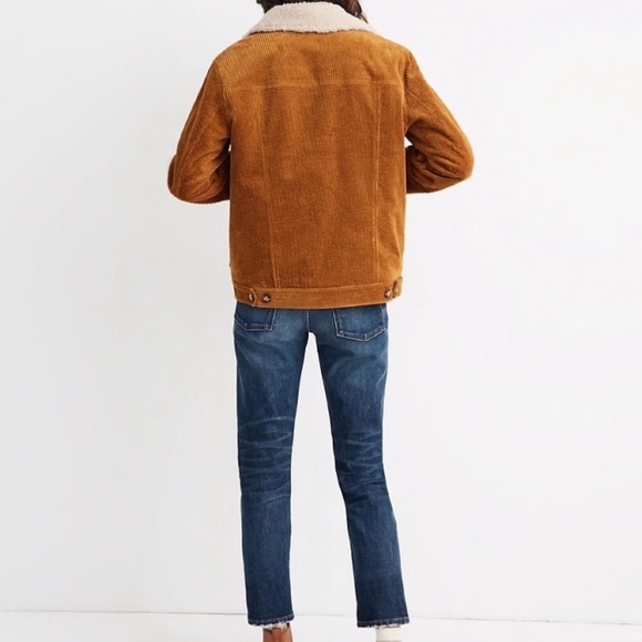 Madewell Sherpa-lined Corduroy Swing Chore Coat - Picture 3 of 8